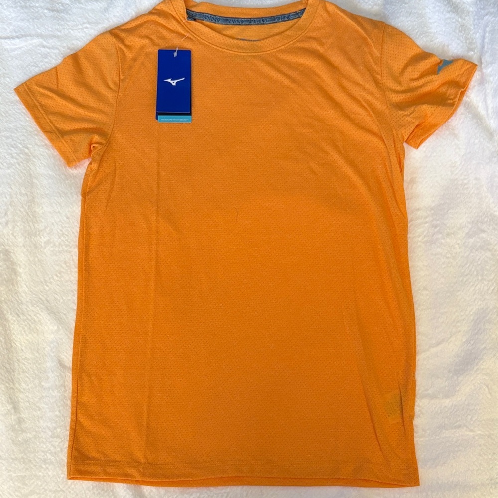 Mizuno Womens  Vibrant Orange Tee NWT